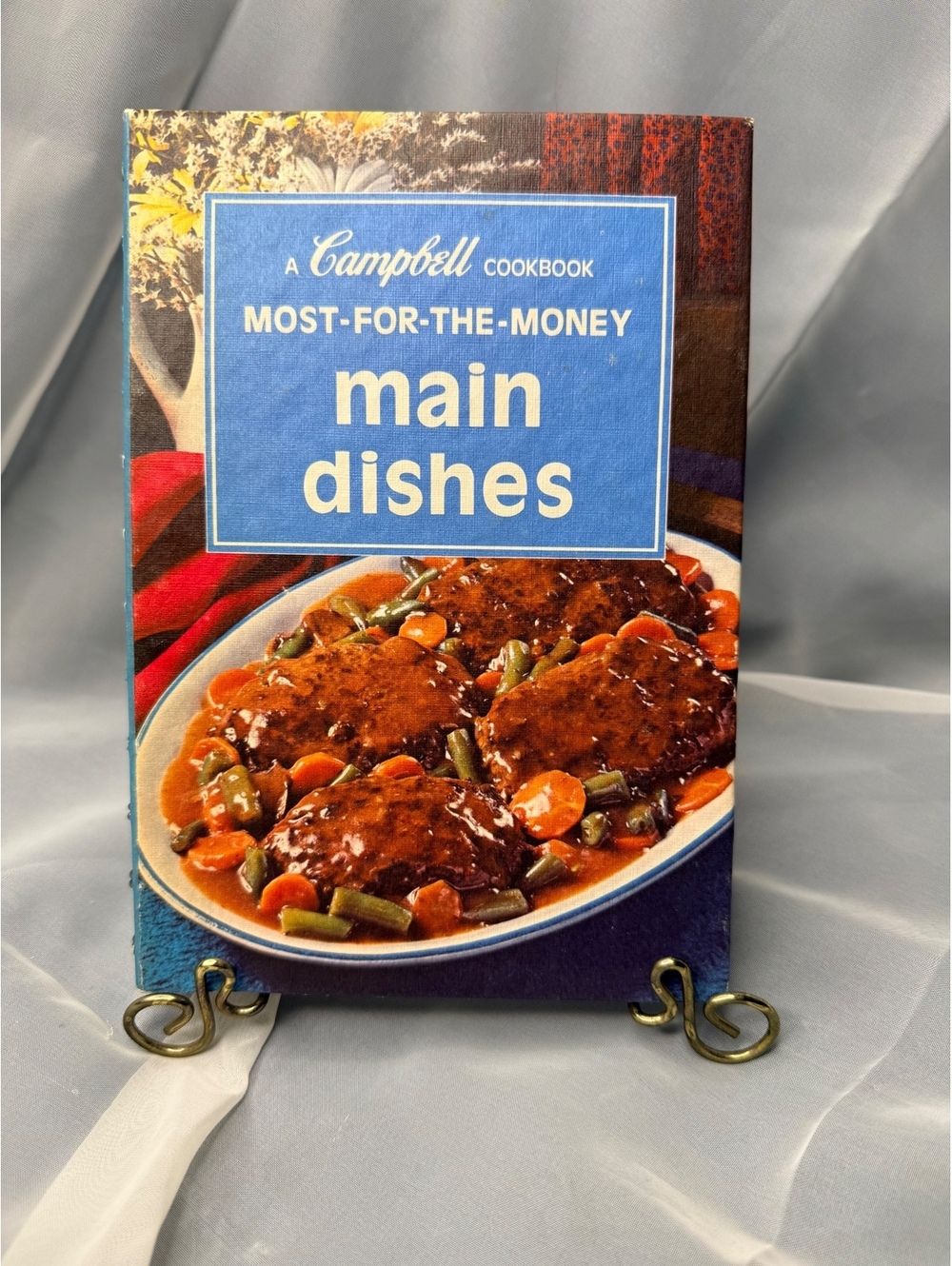 1970s Campbell Most-for-the-Money Main Dishes Cookbook Spiral Bound Vintage